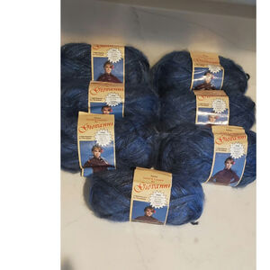 Vintage Giovanni- Amora- Blue Grass Knitting Yarn 7 Skeins
